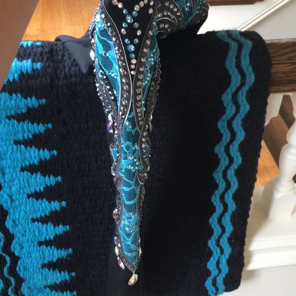 Western Horse show clothes Hsmp shirt w/pad - Picture 8 of 8